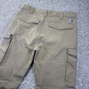 Carhartt Men's Tan Cargo Work Pants 34 X 24